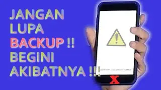 JANGAN PERNAH LUPA BACKUP IPHONE, ATAU BEGINI JADINYA !! | PENTINGNYA BACKUP untuk SMARTPHONE !!