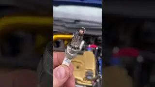 Tell me what you see on this spark plug. #turbo #golfr32 #mk5r32 #r32 #golf #vr6 #shorts