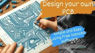 design your own PCB| First PCB design| #easyEDA #pcbdesign #schematicdiagram