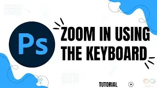 How to zoom in using the keyboard in Photoshop