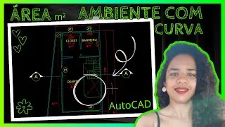 Como calcular a área m² de um ambiente com curva?