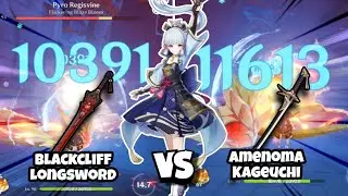 Which one is good for Ayaka? Blackcliff vs Amenoma