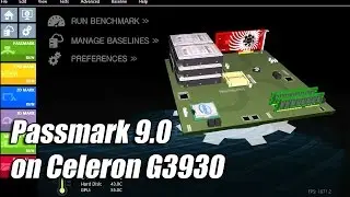 Passmark 9.0 on Celeron G3930