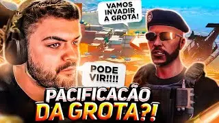A POLÍCIA INTEIRA INVADIU A FAVELA DA GROTA no GTA RP