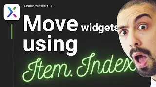 Moving widgets -outside of a repeater- using the Item.Index function of the repeaters...🔥 | Axure 10