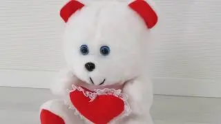 Мягкая игрушка Медвежонок с сердцем 31см (111)
