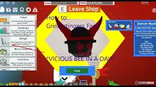 How to grind stingers fast in bee swarm simulator (VICIOUS BEE) - Roblox bee swarm simulator