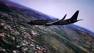 Zibo 737-800 Barrel Roll.