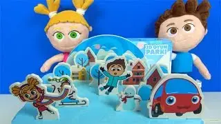 Kukuli peluş oyuncaklarıyla Kukuli 3D Oyun Parkı setini açıyoruz - Kukuli Parkta Tinky Minky Parkta