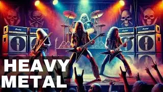Old School HEAVY METAL Backing Track in F# Minor
