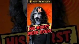 Frank Zappa's WORST Week Ever?! 😢 #rockstories #shorts #frankzappa