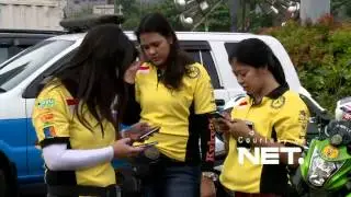 NET5 - Aksi Wanita di Atas Motor BerCC Besar