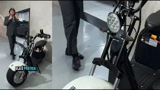Esta Mini Moto Elétrica não Precisa de Placa nem de Habilitação