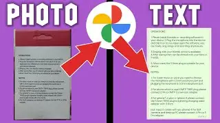 How to Convert Image to text Document in Google Photos aap 