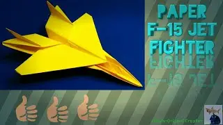 F-15 EAGLE JET FIGHTER !-how to make