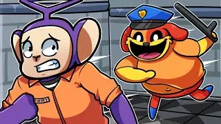 ESCAPE FROM DOGDAY PRISON! | Tinky Winky Plays: Roblox DOGGY BARRY'S PRISON