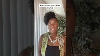 Persuasive Speeches: Don't forget this step! #publicspeaking