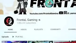 @frontalgaming reach 3 milion subscribers!