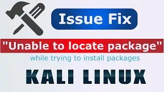[Hindi] How to fix unable to locate package error in Kali Linux