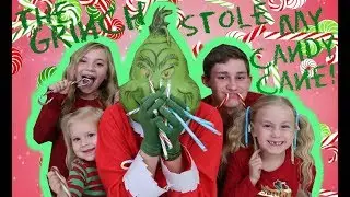 CANDY CANE FLAVOR CHALLENGE WITH THE GRINCH!!!