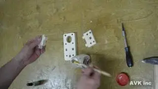 Крепление двигателя оси Y