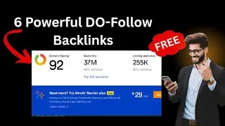 6 FREE High DA Dofollow Backlinks (DA 90+ 💥 Boost Ranking Fast)