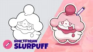 How to draw Slurpuff (Pokemon)? Step by step drawing tutorial for kids | Easy and simple drawing