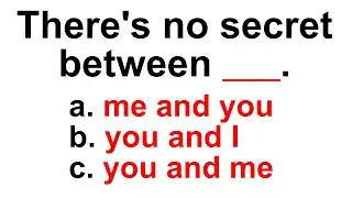 What Is The RIGHT Answer? | 99% FAIL This Simple English Test 