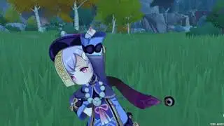Qiqi idle Animations from up close - Genshin Impact