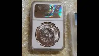 thailand buddhist fellowship 50 baht silver coin ngc graded 1971 #coins #thailand