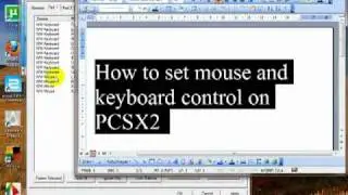 set mouse and keyboard control on PCSX2.flv