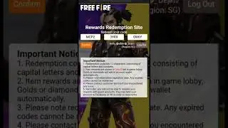 Free fire today redeem code #shorts