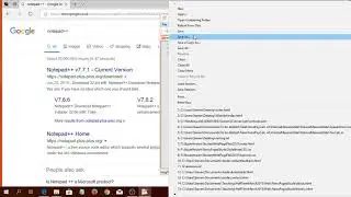 Using Notepadplusplus to make a website