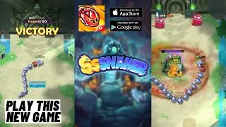 SSSnaker Gameplay iOS Android Stage 1 - 10 (Slither, Snack, Shoot!)
