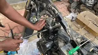 TVS Apache RTR 200 4V Half Engine Work With Full Details And Parts Price 