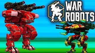 WAR ROBOTS---- РАЗНЫЕ БОИ ИГРАТЬ ТЯЖЕЛО ответы советы новичкам РОБОТЫ в игре ares АО Джун