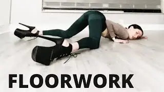 EXO FLOORWORK TRANSITION TUTORIAL 🖤 Beginner Friendly - Exo Pole Dance
