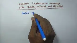 Types of computer instruction format