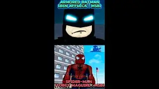 Batfamily Vs Spider-Man (Marvel Superhero Brawl) Roblox
