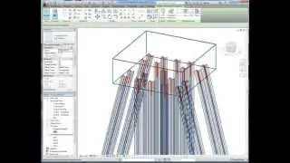 Revit Autodesk  - Video 3 Placing Steel H pies in Revit for bridge foundations