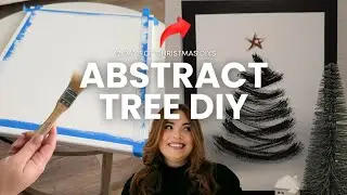Neutral Christmas Painting | Easy DIY for Under $20!