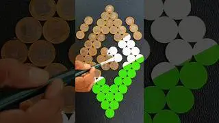 🖌️How To Paint National Flag 🇮🇳 On 10 Rupees Coin #shorts #trending #viral