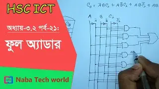 HSC ICT Tutorial Chapter-3.2 Part-21: ফুল অ্যাডার সম্পর্কে বিস্তারিত | Full Adder