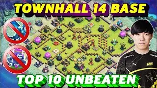 TOP 10 BEST TH14 🏆TROPHY BASE🏆 ANTI 2 STAR WITH LINK AND REPLAY || TH14 BASE AFTER UPDATE SEPT 2024