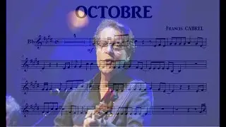 OCTOBRE - Francis Cabrel - Accompaniment (Bb)