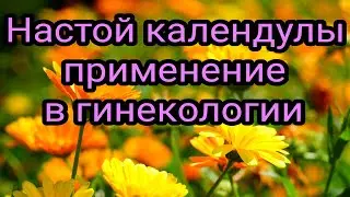 Calendula infusion is an effective natural remedy in gynecology. Treatment of gynecological diseases