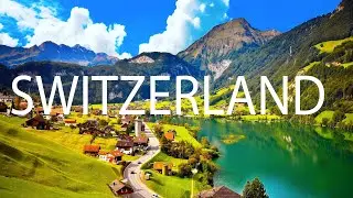 FLYING OVER SWITZERLAND (4K HDR) - Relaxing Music Along With Beautiful Nature Videos - 4K Video HDR