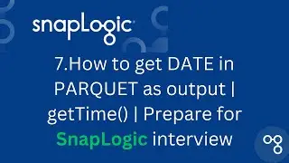 7. How to get DATE in PARQUET as output | getTime() | Prepare for interview