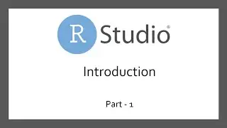 R Studio Tutorial for beginners | Introduction | Part - 1 (Sinhala)