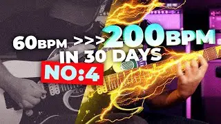 30 Days Guitar Picking Speed Burst Program Exercise 4 (STRING SKIPPING!!!)
